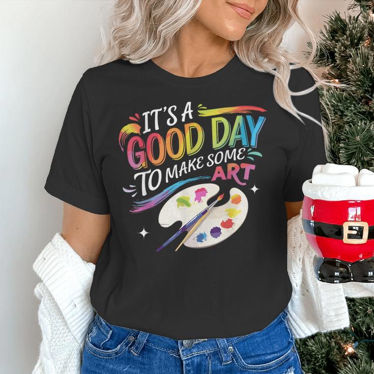 It's A Good Day To Make Some Art Artist Drawing Teacher Women's T-Shirt, gift for family, gift for coworker It's A Good Day To Make Some Art Artist Drawing Teacher Women's T-Shirt, gift for family, gift for coworker