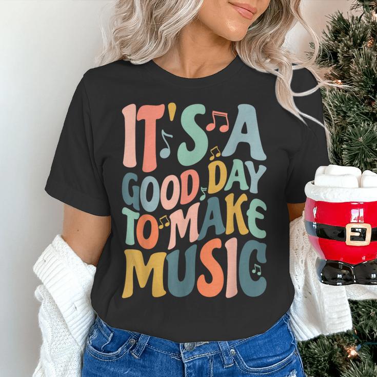 It's A Good Day To Make Music Musician Band Music Teacher Women's T-Shirt, gift for family, gift for coworker