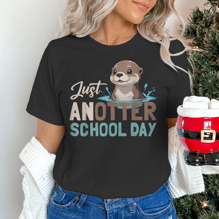 Just Anotter School Day Cute Otter Lover Teacher Student Women's T-Shirt, gift for family, gift for coworker Just Anotter School Day Cute Otter Lover Teacher Student Women's T-Shirt, gift for family, gift for coworker