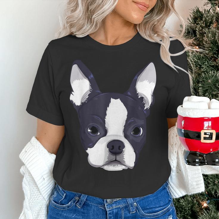 Kids Boston Terrier Dog For Women And Girls Women's T-Shirt, gift for family, gift for coworker