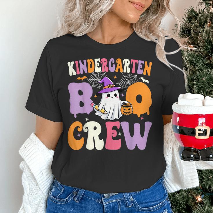 Kindergarten Boo Crew Spooky Kindergarten Halloween Teacher Women's T-Shirt, gift for family, gift for coworker Kindergarten Boo Crew Spooky Kindergarten Halloween Teacher Women's T-Shirt, gift for family, gift for coworker