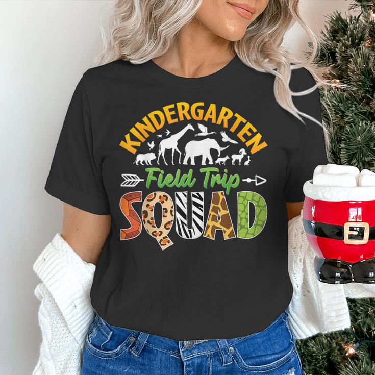 Kindergarten Zoo Field Trip Squad Matching Teacher Students Women's T-Shirt, gift for family, gift for coworker