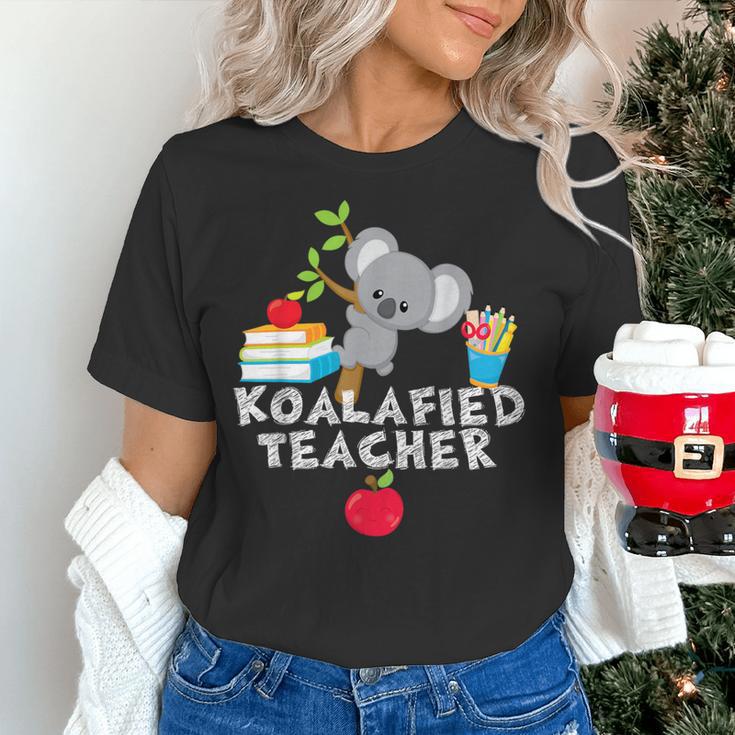 Koalafied Teacher Proud School Teacher Koala Cute T-Shirt Women's T-Shirt, gift for family, gift for coworker