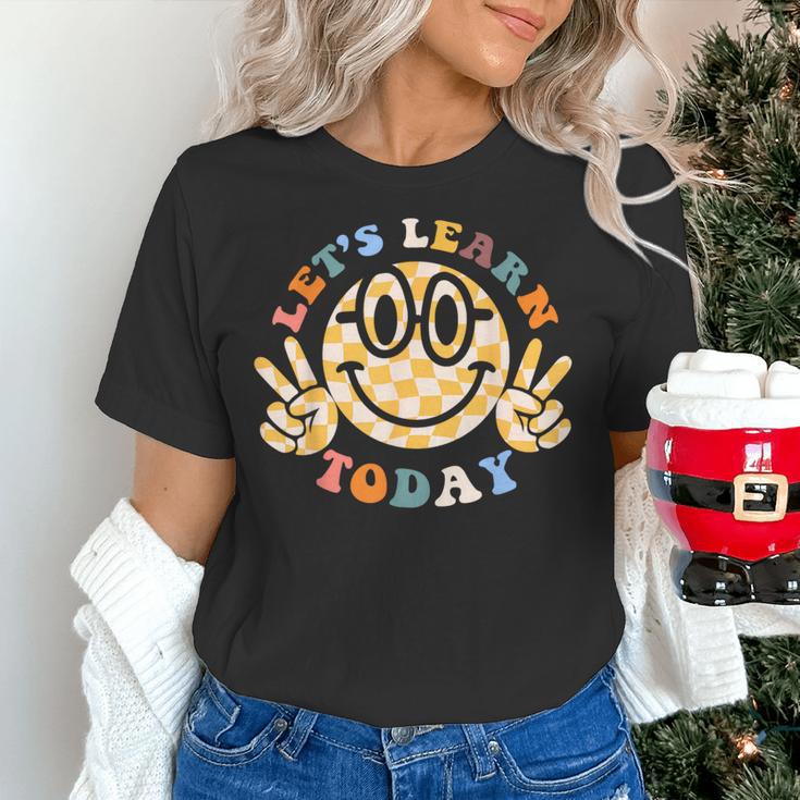 Let's Learn Today First Day Of School For Teacher Student Women's T-Shirt, gift for family, gift for coworker