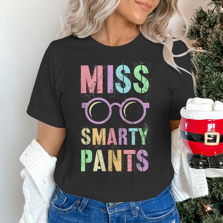 Little MISS SMARTY PANTS School Grad Teacher Last Day Women's T-Shirt, gift for family, gift for coworker