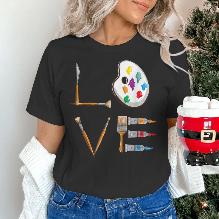 Love Art For Artist Art Teacher Women's T-Shirt, gift for family, gift for coworker Love Art For Artist Art Teacher Women's T-Shirt, gift for family, gift for coworker