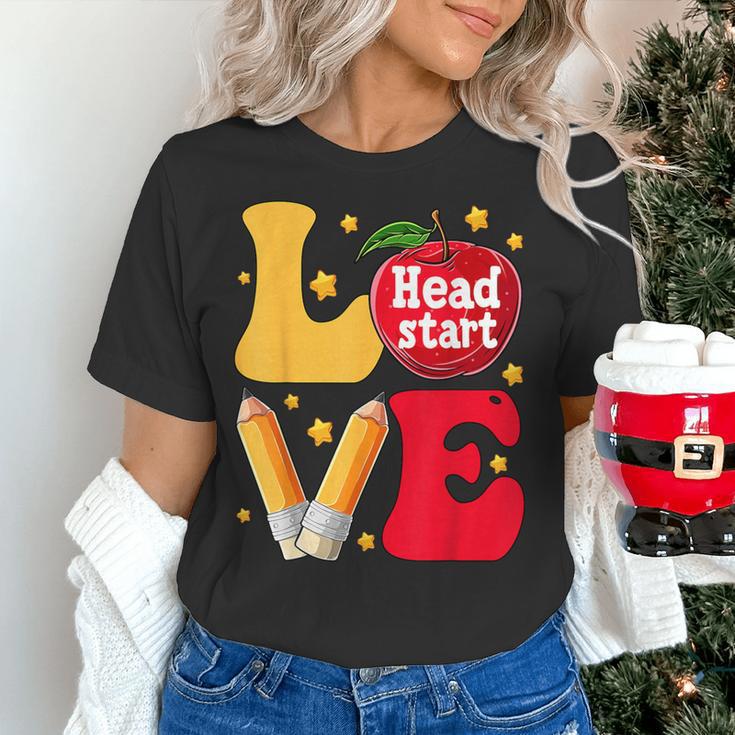 Love Headstart Head Start Teachers First Day Of School Women's T-Shirt, gift for family, gift for coworker Love Headstart Head Start Teachers First Day Of School Women's T-Shirt, gift for family, gift for coworker