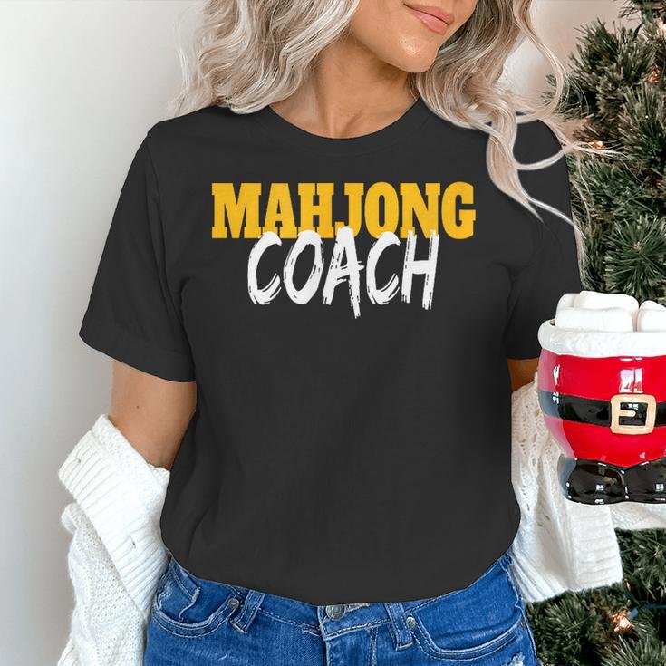Mahjong Coach Coaching Trainer Teacher Women's T-Shirt, gift for family, gift for coworker