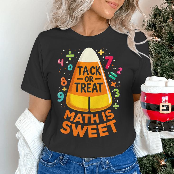 Math Teacher Halloween Costume Trick Or Treat Math Sweet Women's T-Shirt, gift for family, gift for coworker Math Teacher Halloween Costume Trick Or Treat Math Sweet Women's T-Shirt, gift for family, gift for coworker