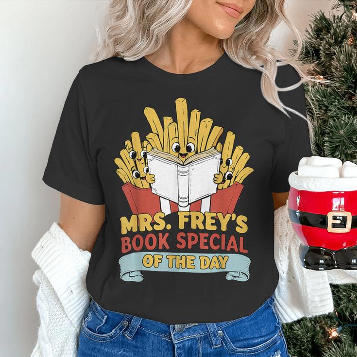 Mrs Frey Book Special Reading Elementary Teacher Women's T-Shirt, gift for family, gift for coworker Mrs Frey Book Special Reading Elementary Teacher Women's T-Shirt, gift for family, gift for coworker