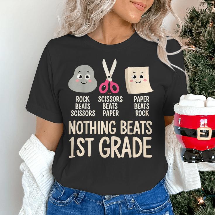 Nothing Beats 1st Grade Back To School Kids Teachers Women's T-Shirt, gift for family, gift for coworker