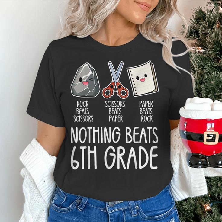 Nothing Beats 6th Grade Back To School Kids Teachers Women's T-Shirt, gift for family, gift for coworker