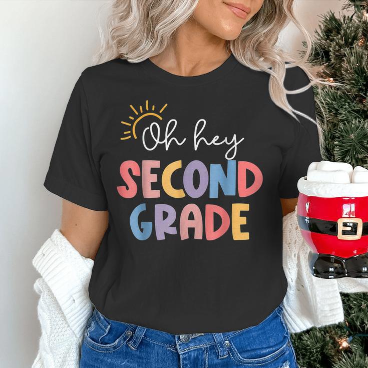 Oh Hey Second Grade First Day Of Teacher Girls Boys Kids Women's T-Shirt, First Grade Teacher Shirts, gift for family, gift for coworker