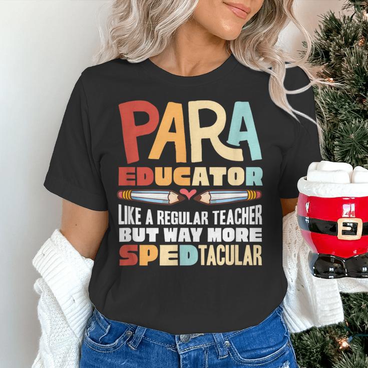 Paraeducator Paraprofessional SPED Teacher Women's T-Shirt, gift for family, gift for coworker Paraeducator Paraprofessional SPED Teacher Women's T-Shirt, gift for family, gift for coworker
