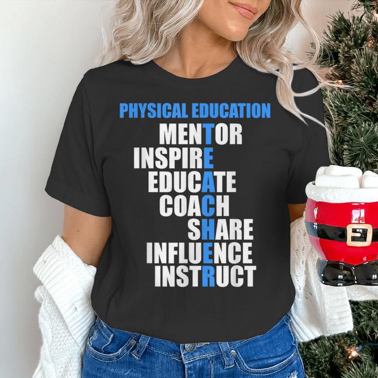 PE Physical Education Teacher For PE Teacher Women's T-Shirt, Pe Teacher Shirts, gift for family, gift for coworker PE Physical Education Teacher For PE Teacher Women's T-Shirt, Pe Teacher Shirts, gift for family, gift for coworker