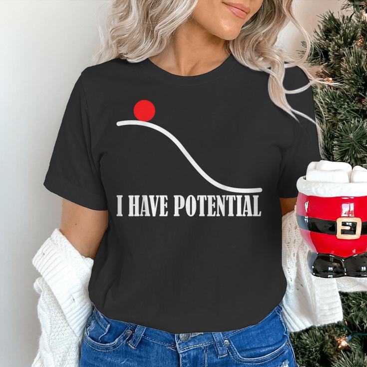 Physics I Have Potential Energy Physics Teacher Women's T-Shirt, gift for family, gift for coworker Physics I Have Potential Energy Physics Teacher Women's T-Shirt, gift for family, gift for coworker