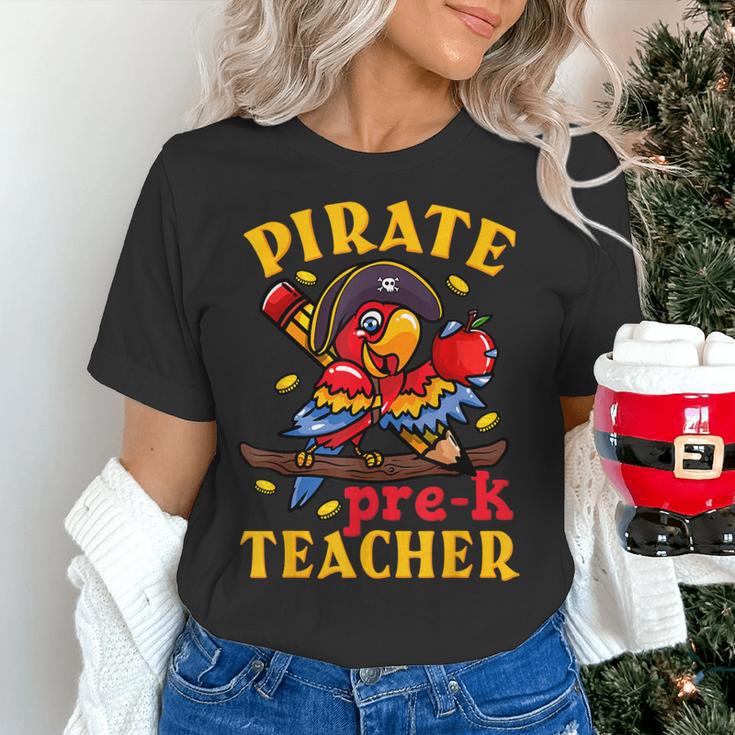 Pirate Pre-K Teacher Preschool Halloween Women's T-Shirt, gift for family, gift for coworker Pirate Pre-K Teacher Preschool Halloween Women's T-Shirt, gift for family, gift for coworker