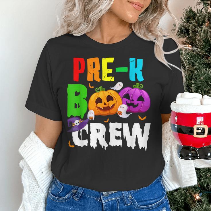 Pre K Boo Crew Halloween Costume Teachers Kids Women's T-Shirt, gift for family, gift for coworker