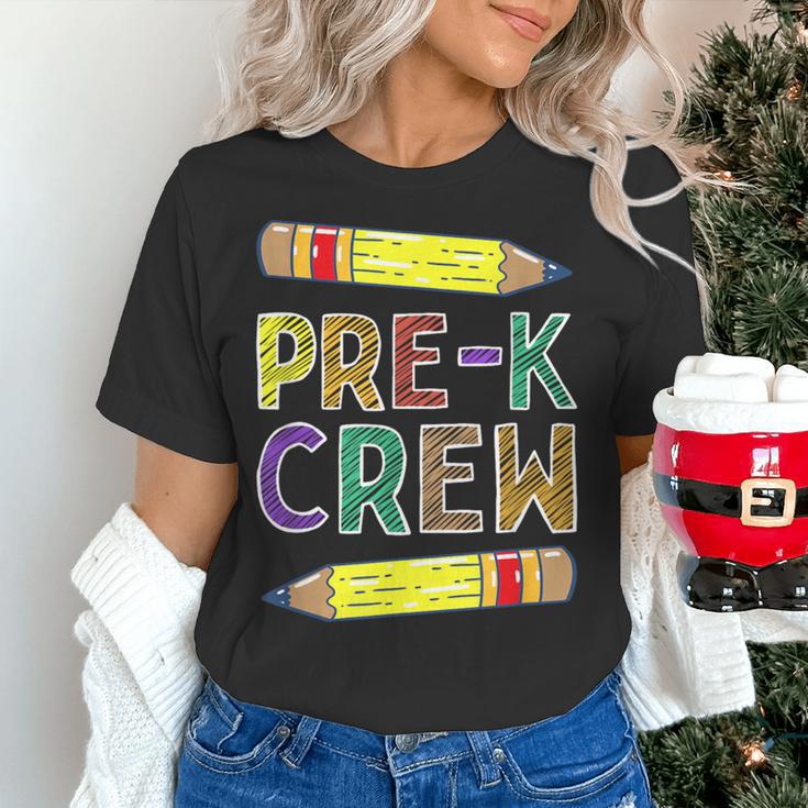 Pre-K Crew PreK Teachers Back To School Women's T-Shirt, gift for family, gift for coworker Pre-K Crew PreK Teachers Back To School Women's T-Shirt, gift for family, gift for coworker