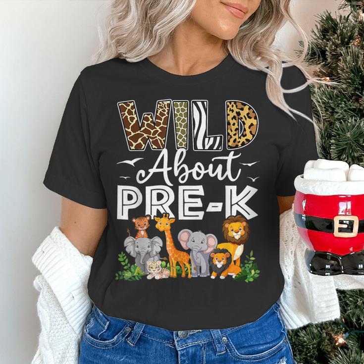 Pre-k Teacher Kids Back To School Wild About Pre-k Women's T-Shirt, gift for family, gift for coworker
