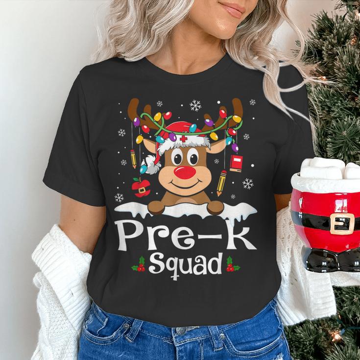 Pre-k Teacher Squad Reindeer Teacher Christmas Women's T-Shirt, gift for family, gift for coworker Pre-k Teacher Squad Reindeer Teacher Christmas Women's T-Shirt, gift for family, gift for coworker