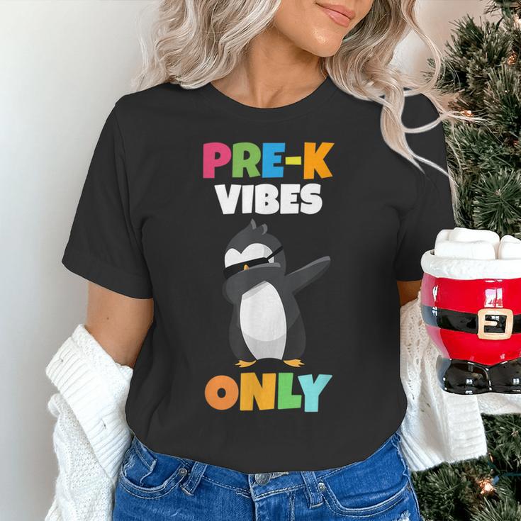 Pre-K Vibes Only Penguin Teachers Kids Back To School Women's T-Shirt, gift for family, gift for coworker