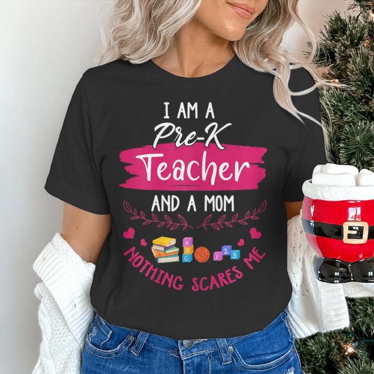 PreK Teacher Mom Shirt Preschool Teacher Mother For Women Women's T-Shirt, gift for family, gift for coworker