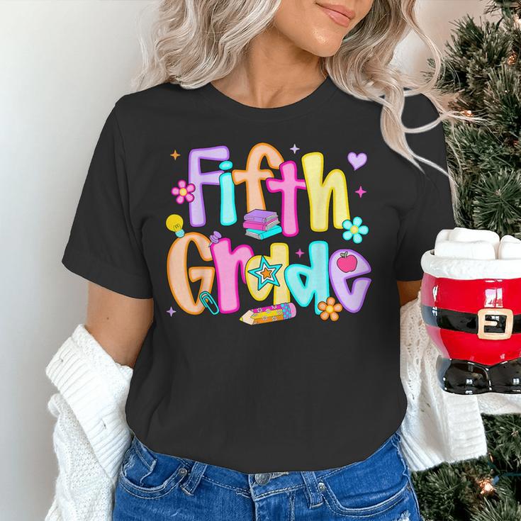 Preppy Fifth Grade Back To School 5th Grade Teacher Girl Boy Women's T-Shirt, gift for family, gift for coworker Preppy Fifth Grade Back To School 5th Grade Teacher Girl Boy Women's T-Shirt, gift for family, gift for coworker