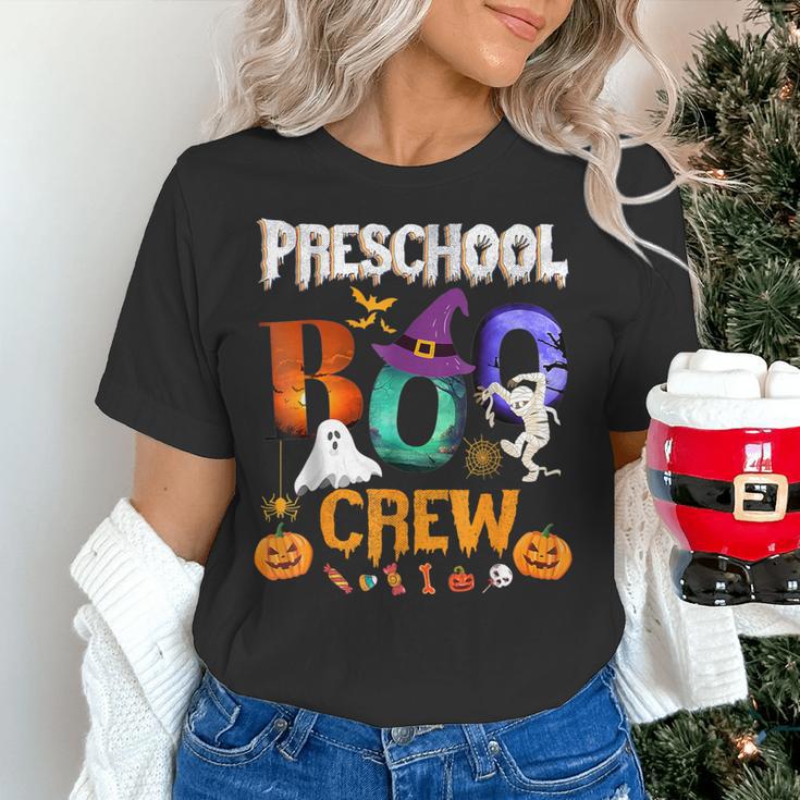 Preschool Boo Crew Teacher Student Halloween Costume Men Women Kids Women's T-Shirt, gift for family, gift for coworker Preschool Boo Crew Teacher Student Halloween Costume Men Women Kids Women's T-Shirt, gift for family, gift for coworker