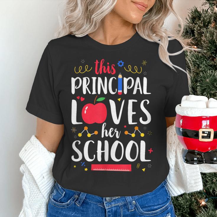 This Principal Loves Her School Teacher Appreciation Women's T-Shirt, gift for family, gift for coworker