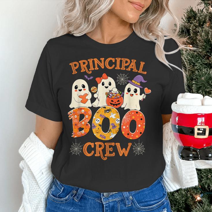 Principal Teacher Boo Crew Halloween Spooky Costume Women's T-Shirt, gift for family, gift for coworker Principal Teacher Boo Crew Halloween Spooky Costume Women's T-Shirt, gift for family, gift for coworker