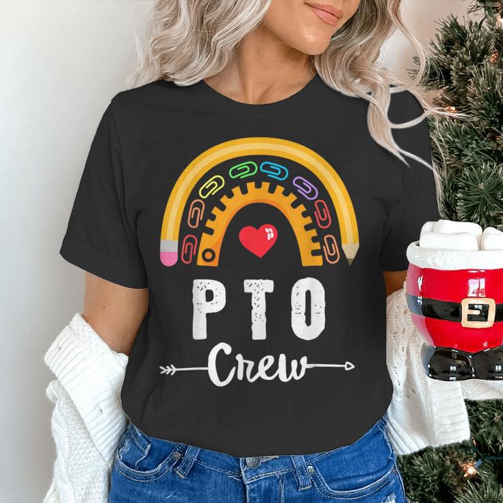 PTO Crew Parent School Volunteer Board Mom Parent Teacher Women's T-Shirt, gift for family, gift for coworker PTO Crew Parent School Volunteer Board Mom Parent Teacher Women's T-Shirt, gift for family, gift for coworker