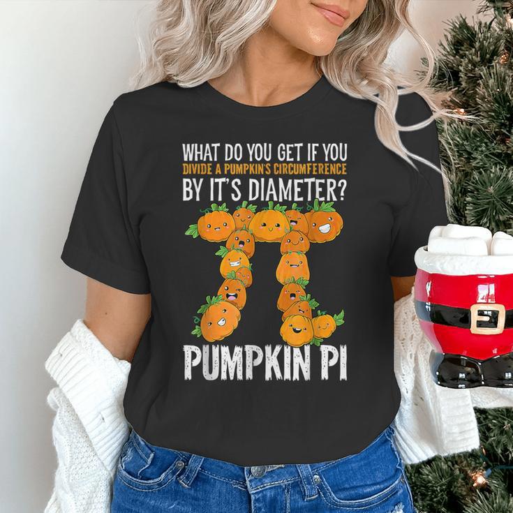 Pumpkin Pi Math Teacher Halloween Geometry Women's T-Shirt, gift for family, gift for coworker Pumpkin Pi Math Teacher Halloween Geometry Women's T-Shirt, gift for family, gift for coworker