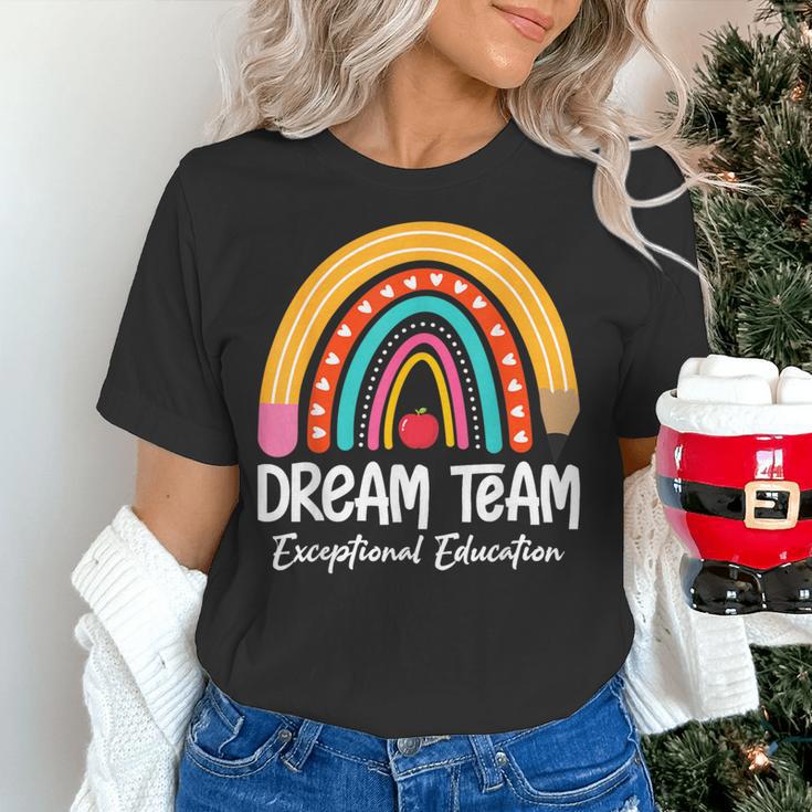Rainbow Pencil Dream Exceptional Education Team SPED Teacher Women's T-Shirt, gift for family, gift for coworker Rainbow Pencil Dream Exceptional Education Team SPED Teacher Women's T-Shirt, gift for family, gift for coworker