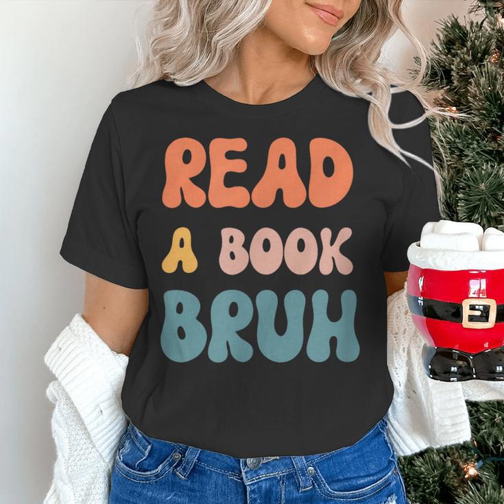 Read A Book Bruh English Teacher Reading Literature Women's T-Shirt, English Teacher Shirts, gift for family, gift for coworker Read A Book Bruh English Teacher Reading Literature Women's T-Shirt, English Teacher Shirts, gift for family, gift for coworker