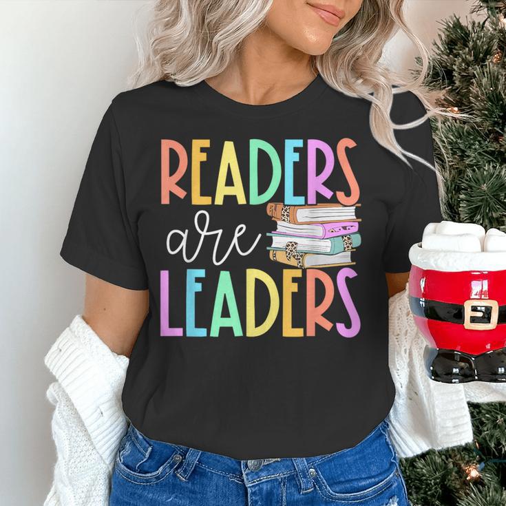 Readers Are Leaders Reading Book Lovers Teacher Women Kids Women's T-Shirt, gift for family, gift for coworker Readers Are Leaders Reading Book Lovers Teacher Women Kids Women's T-Shirt, gift for family, gift for coworker