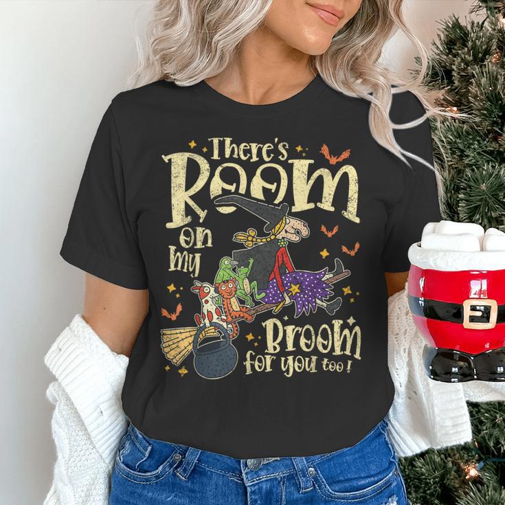 There's Room On My Broom For You Too Teacher Halloween Women's T-Shirt, gift for family, gift for coworker There's Room On My Broom For You Too Teacher Halloween Women's T-Shirt, gift for family, gift for coworker