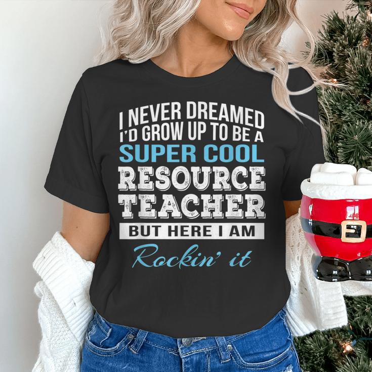 Resource Teacher Tshirt Men Women Women's T-Shirt, gift for family, gift for coworker Resource Teacher Tshirt Men Women Women's T-Shirt, gift for family, gift for coworker