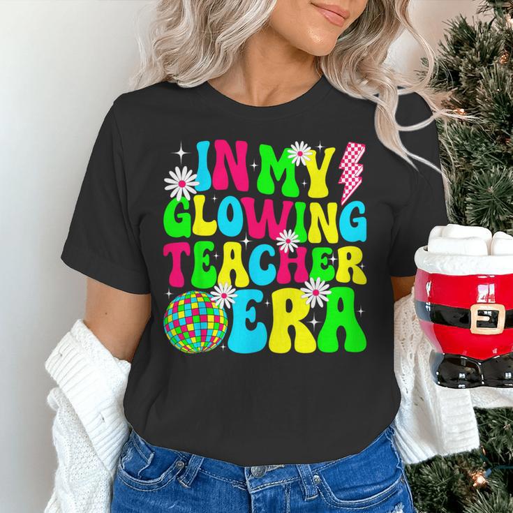 Retro Groovy In My Glowing Teacher Era Happy Teacher's Day Women's T-Shirt, Groovy Teacher Shirts, gift for family, gift for coworker Retro Groovy In My Glowing Teacher Era Happy Teacher's Day Women's T-Shirt, Groovy Teacher Shirts, gift for family, gift for coworker