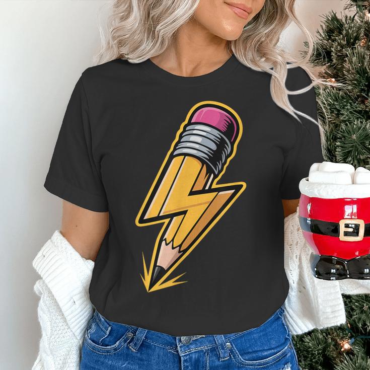 Retro Pencil Pencil Back To School Teacher Student Women's T-Shirt, gift for family, gift for coworker Retro Pencil Pencil Back To School Teacher Student Women's T-Shirt, gift for family, gift for coworker