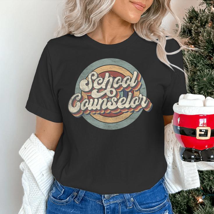 Retro School Counselor Back To School Teacher Squad Crew Women's T-Shirt, gift for family, gift for coworker Retro School Counselor Back To School Teacher Squad Crew Women's T-Shirt, gift for family, gift for coworker