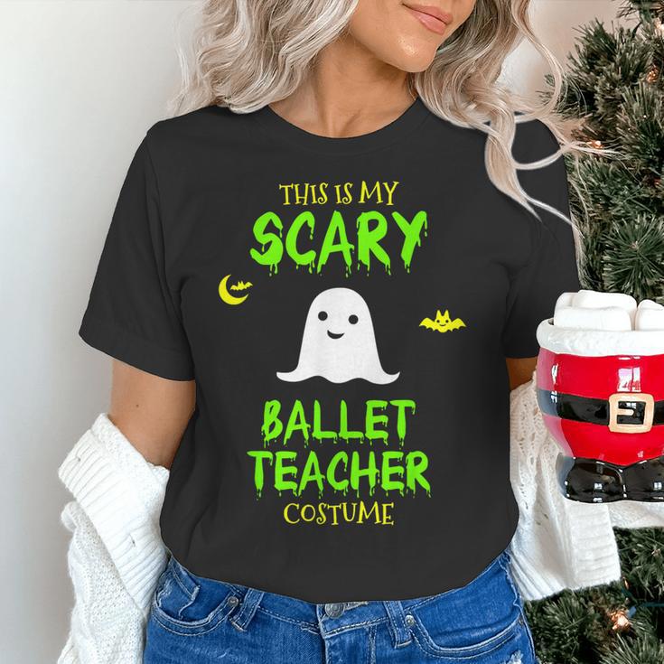 Scary Ballet Teacher Costume Halloween Lazy Easy Women's T-Shirt, gift for family, gift for coworker Scary Ballet Teacher Costume Halloween Lazy Easy Women's T-Shirt, gift for family, gift for coworker