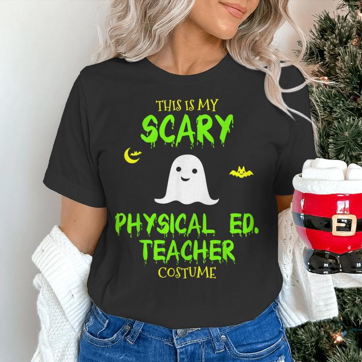 Scary Physical Education Ed Teacher Costume Halloween Easy Women's T-Shirt, gift for family, gift for coworker Scary Physical Education Ed Teacher Costume Halloween Easy Women's T-Shirt, gift for family, gift for coworker