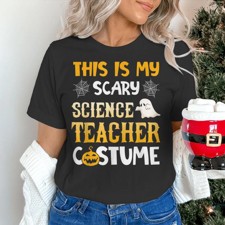 This Is My Scary Science Teacher Halloween Costumes Men Women Kids Women's T-Shirt, Science Teacher Shirts, gift for family, gift for coworker This Is My Scary Science Teacher Halloween Costumes Men Women Kids Women's T-Shirt, Science Teacher Shirts, gift for family, gift for coworker