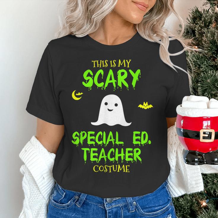 Scary Special Education Ed Teacher Costume Halloween Easy Women's T-Shirt, gift for family, gift for coworker Scary Special Education Ed Teacher Costume Halloween Easy Women's T-Shirt, gift for family, gift for coworker