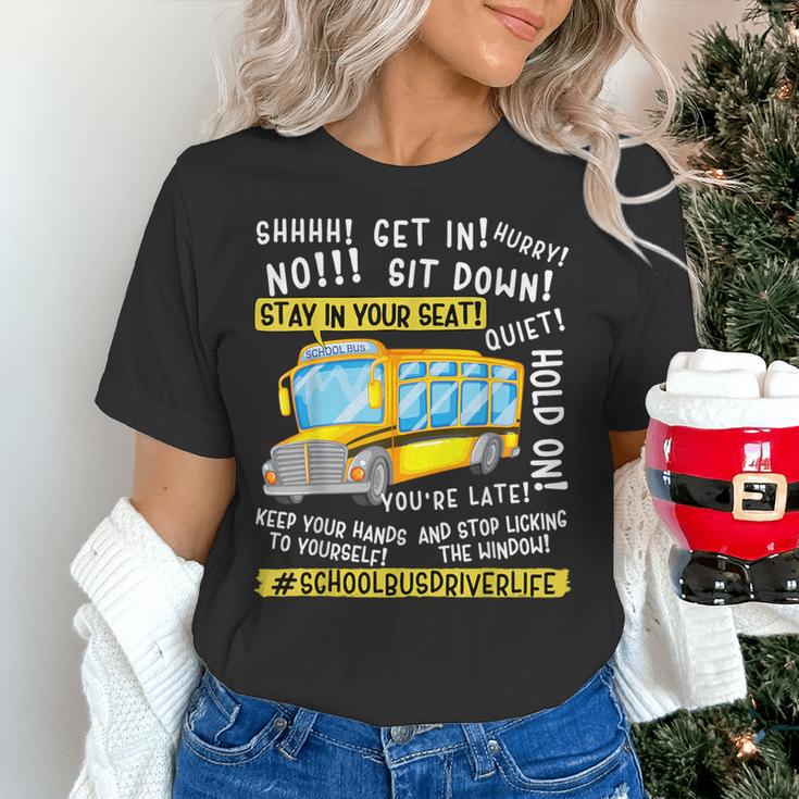 School Bus Driver Life Last Day Of School Teacher Kids Women's T-Shirt, gift for family, gift for coworker