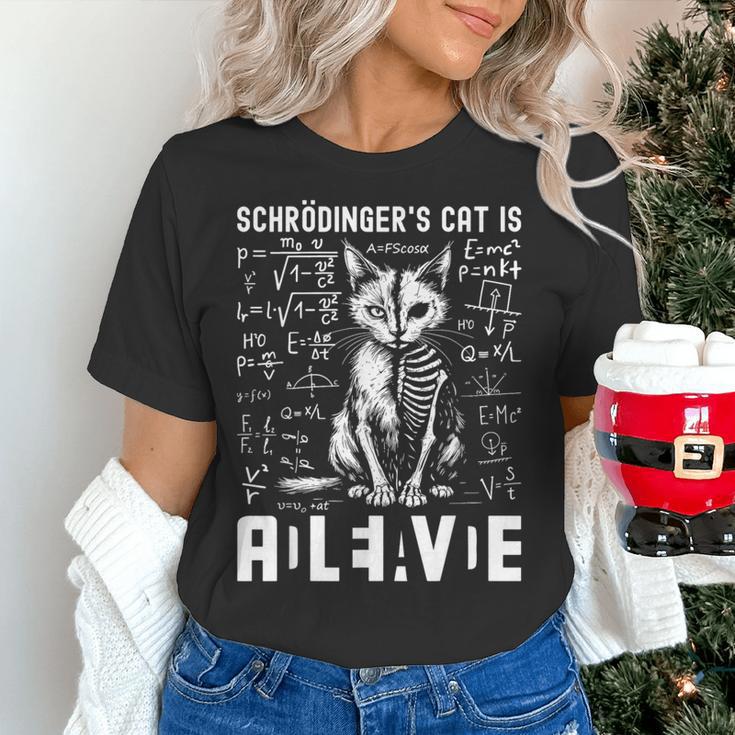 Schrodinger's Cat Dead And Alive Physics Teacher Women's T-Shirt, gift for family, gift for coworker Schrodinger's Cat Dead And Alive Physics Teacher Women's T-Shirt, gift for family, gift for coworker