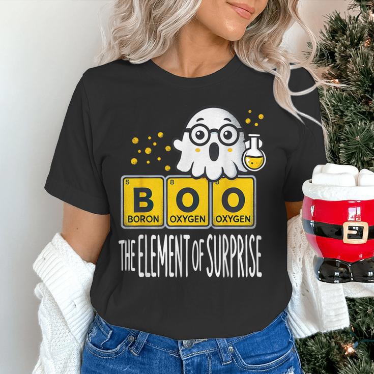 Science Teacher Halloween Elements Of Surprise Chemistry Women's T-Shirt, Science Teacher Shirts, gift for family, gift for coworker Science Teacher Halloween Elements Of Surprise Chemistry Women's T-Shirt, Science Teacher Shirts, gift for family, gift for coworker