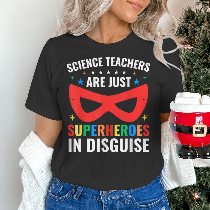 Science Teachers Are Just Superheroes In Disguise Women Men Women's T-Shirt, Science Teacher Shirts, gift for family, gift for coworker Science Teachers Are Just Superheroes In Disguise Women Men Women's T-Shirt, Science Teacher Shirts, gift for family, gift for coworker
