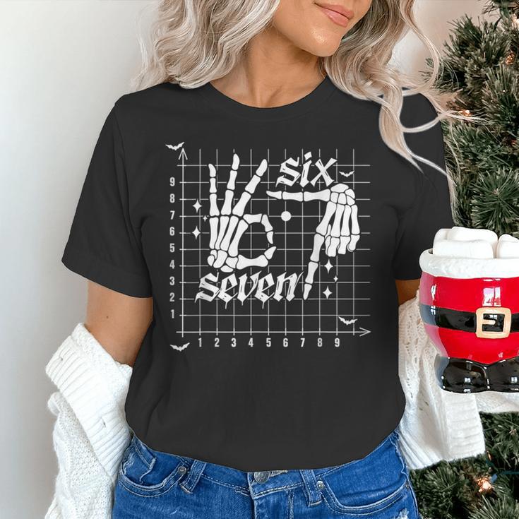 Six Seven Coordinate 67 Skeleton Math Teacher 67 Women's T-Shirt, gift for family, gift for coworker Six Seven Coordinate 67 Skeleton Math Teacher 67 Women's T-Shirt, gift for family, gift for coworker